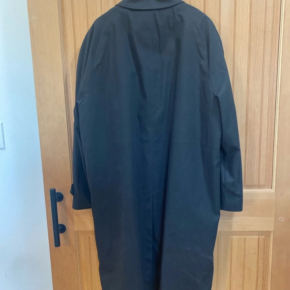 London Fog Men's Black Trench Coat